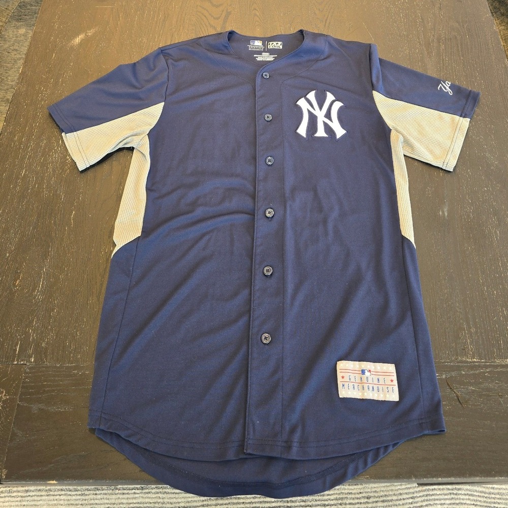 New York Yankees MLB Genuine Merchandise Jersey Gary Sanchez #24 Medium Blue
